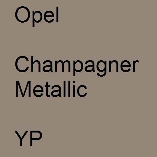 Opel, Champagner Metallic, YP.